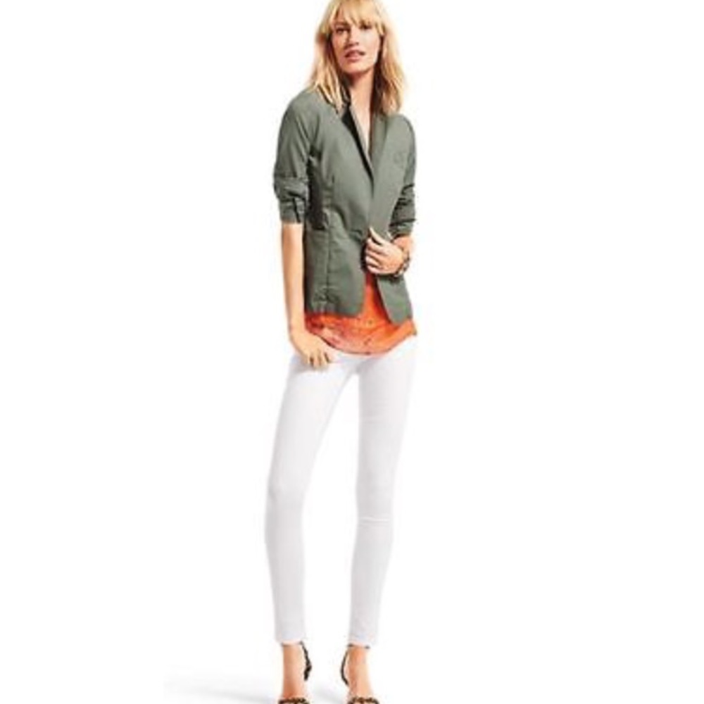 🍌Cabi Green Military Jacket Blazer coat Small